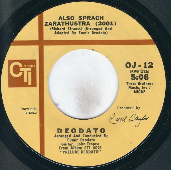 Eumir Deodato - Also Sprach Zarathustra (2001) / Spirit Of Summer