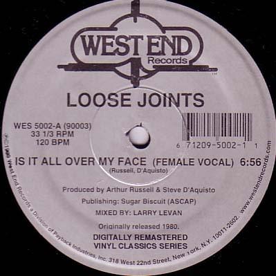 Loose Joints - Is It All Over My Face