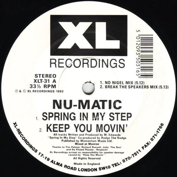 Nu-Matic - Spring In My Step